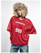F3F Select 999 Number Print Mesh Hockey Jersey