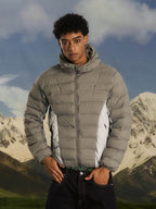 S45 Two Tone Double Stitched Lightweight Down Jacket