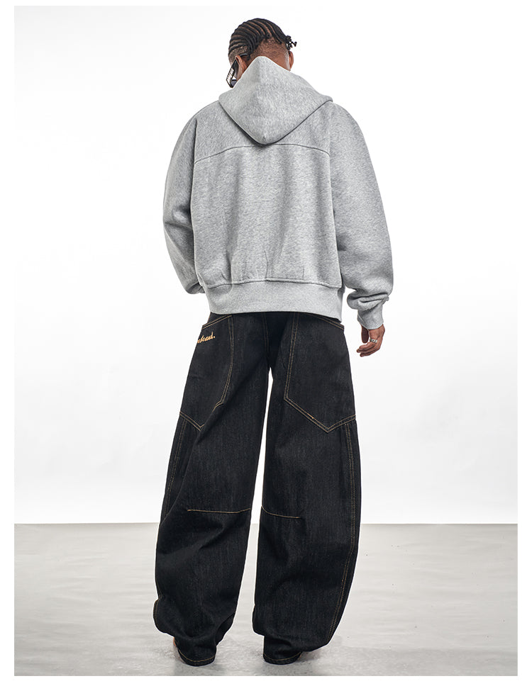 F3F Select Deconstructed Zip Up Hoodie
