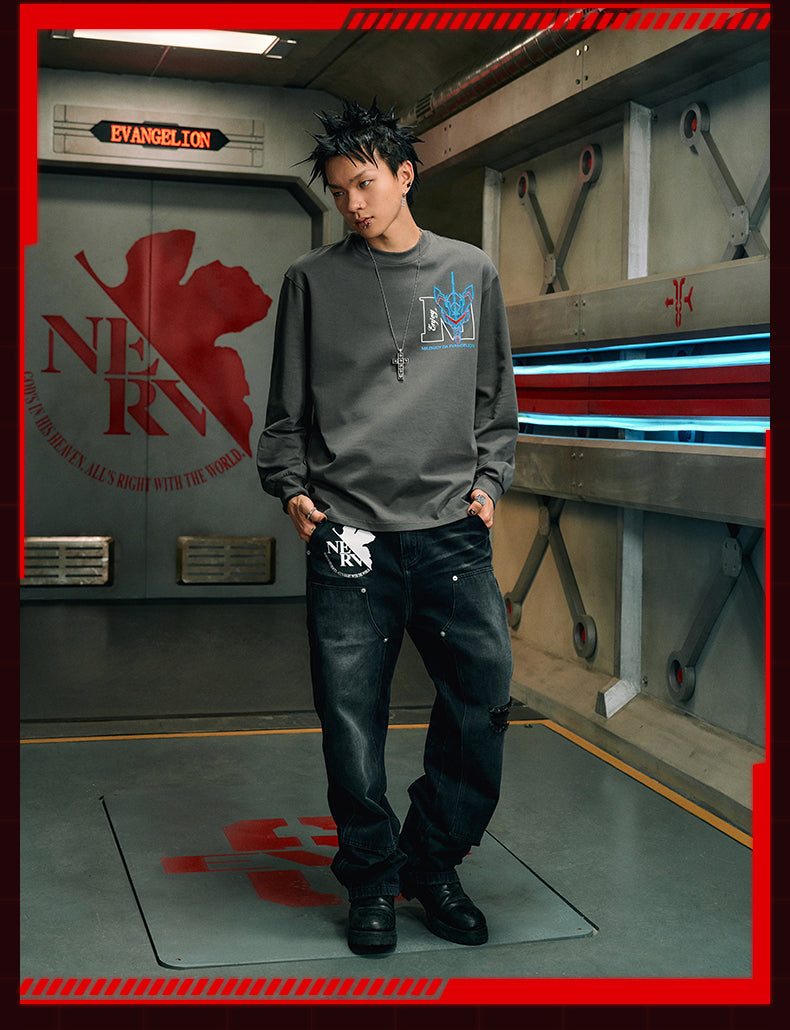 MEDM x EVA Basic Logo Long Sleeve Tee