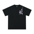 MEDM Vine Flower Embroidered Logo Tee