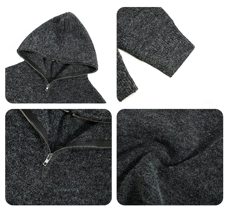 F3F Select Zip Up Knit Hoodie