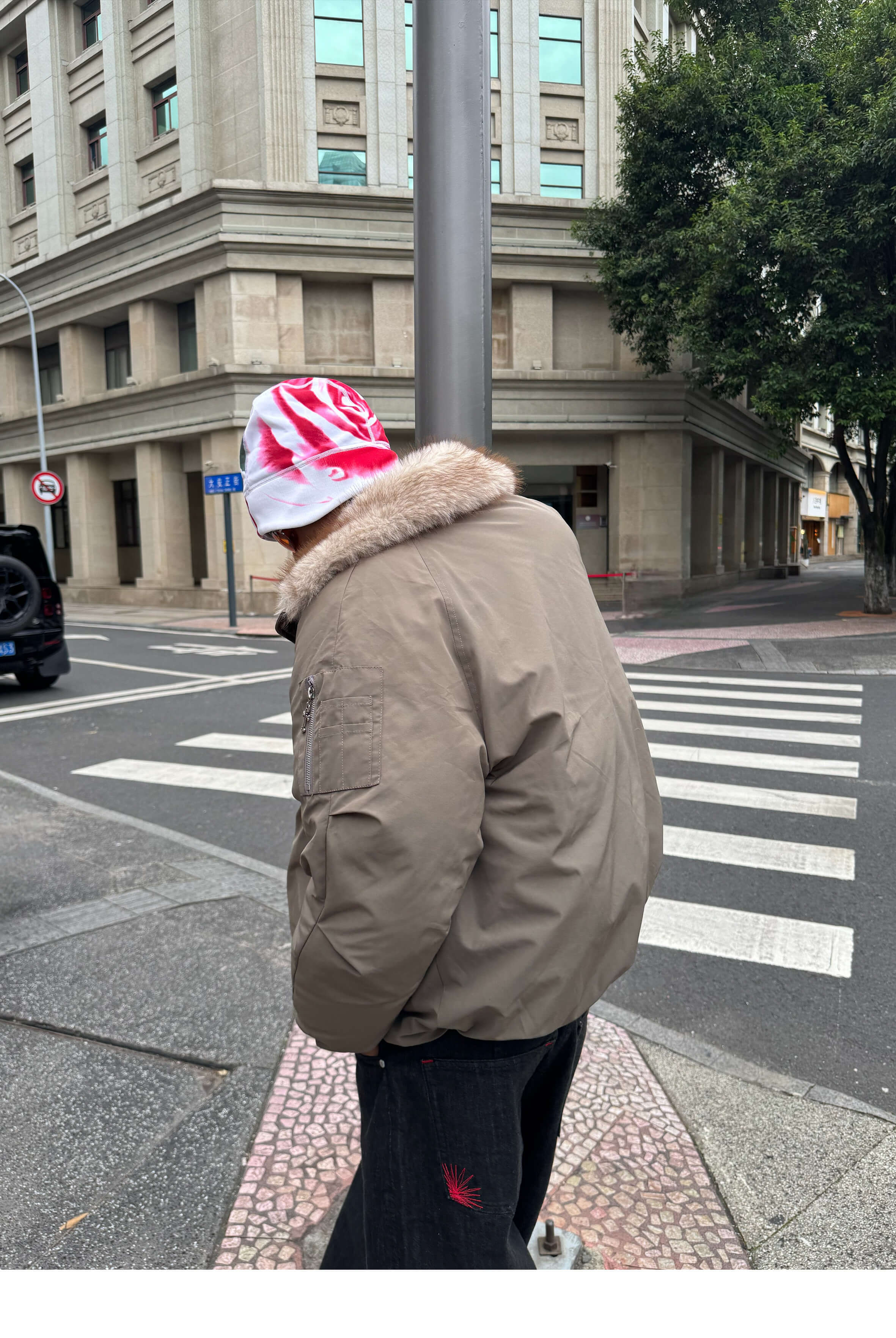 STEEPC Eco Faux Fur Lined Down Jacket