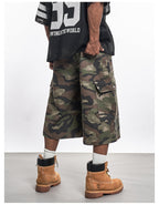 F3F Select Functional Camouflage Baggy Shorts