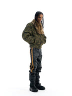 BLIND NO PLAN Reversible Camouflage MA-1 Bomber Jacket