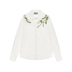Harsh and Cruel Floral Embroidered Long Sleeve Shirt
