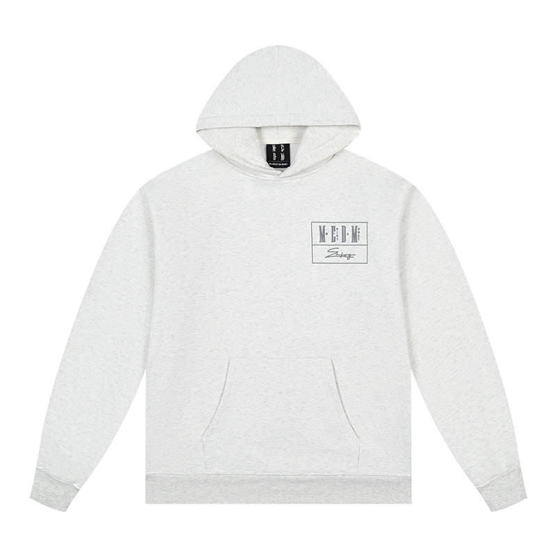 MEDM Embroidered Lettered Logo Hoodie & Sweatpants