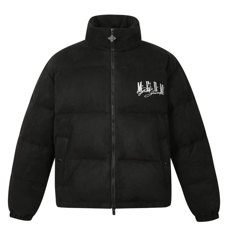 MEDM Suede 3D Embroidered Down Jacket
