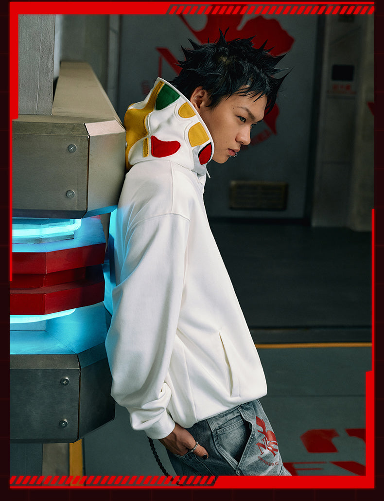 MEDM x EVA Unit-00, Unit-01, Unit-02 Mecha Design Zip-Up Hoodie