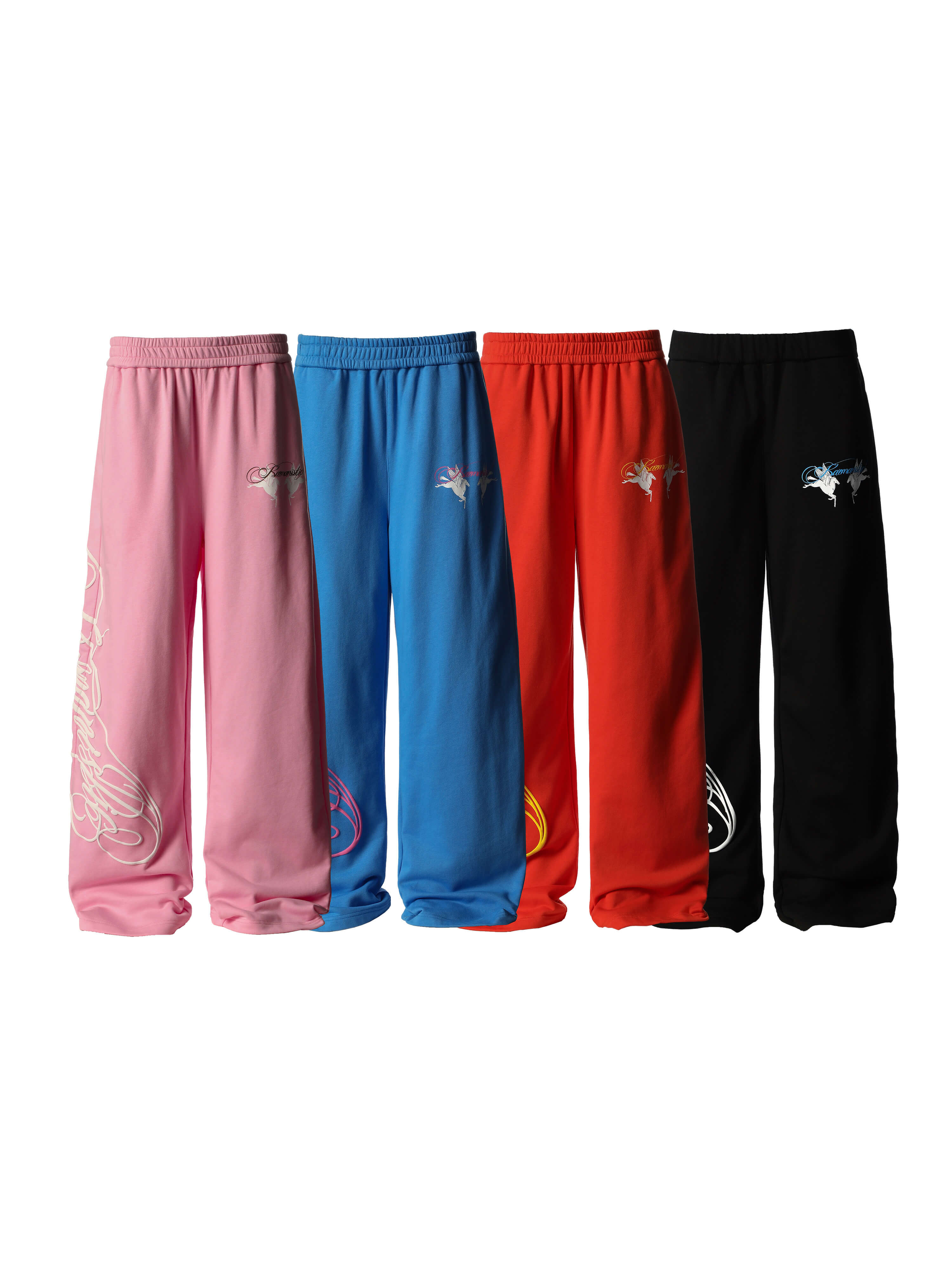KARMANISTIC Foam Print Pegasus Baggy Sweatpants