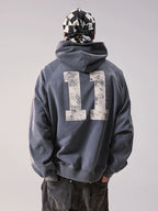 Remedy Washed Reversible Raglan Hoodie
