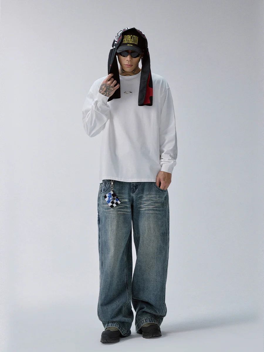 F2CE Metal Logo Basic Long Sleeve Tee