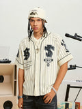 Small Town Kid Striped Baseball Shirt