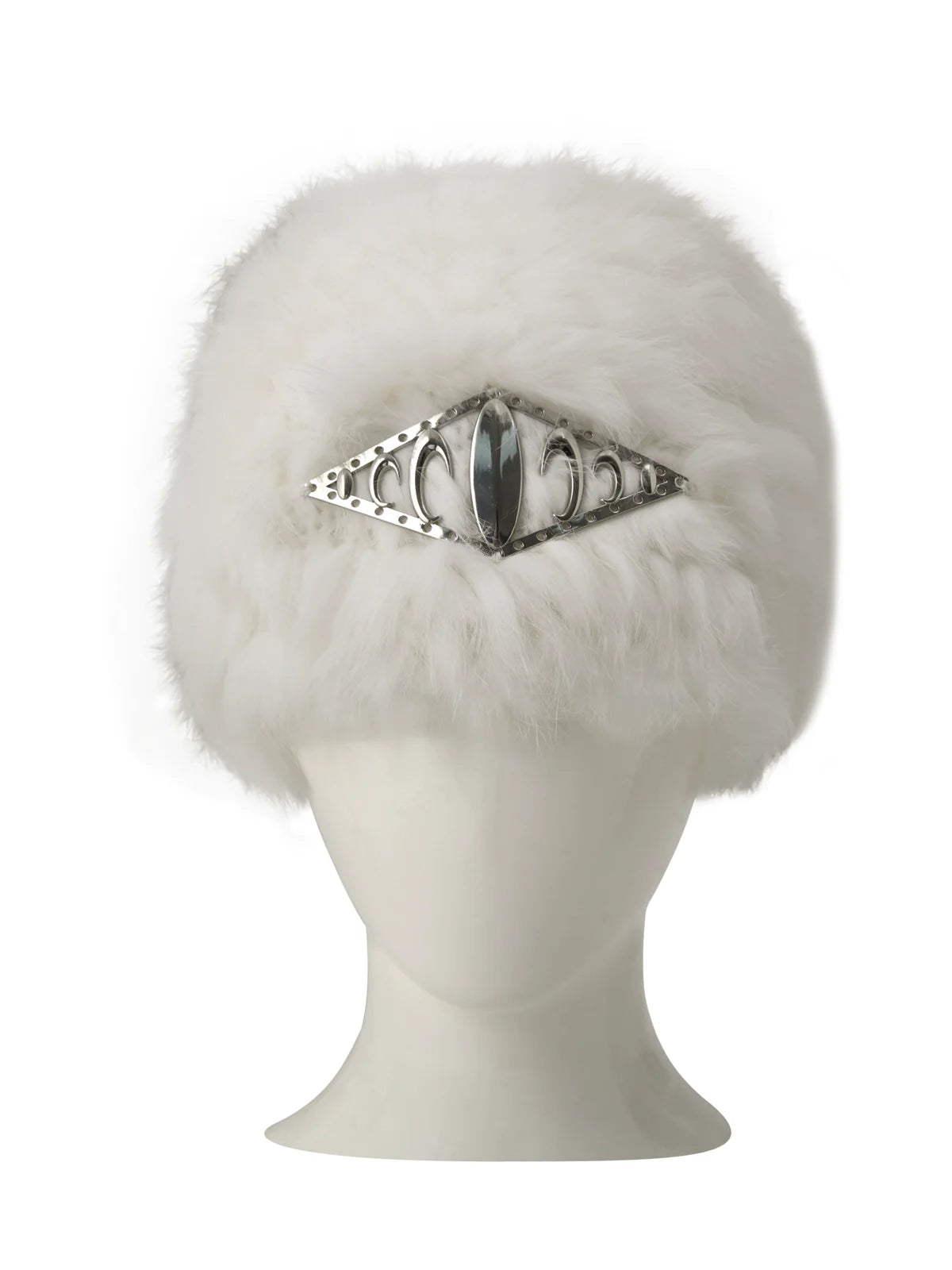 KARMANISTIC Metal Logo Fur Beanie