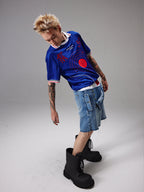 4tra "Rebel Pirate" Bullseye Soccer Jersey Tee