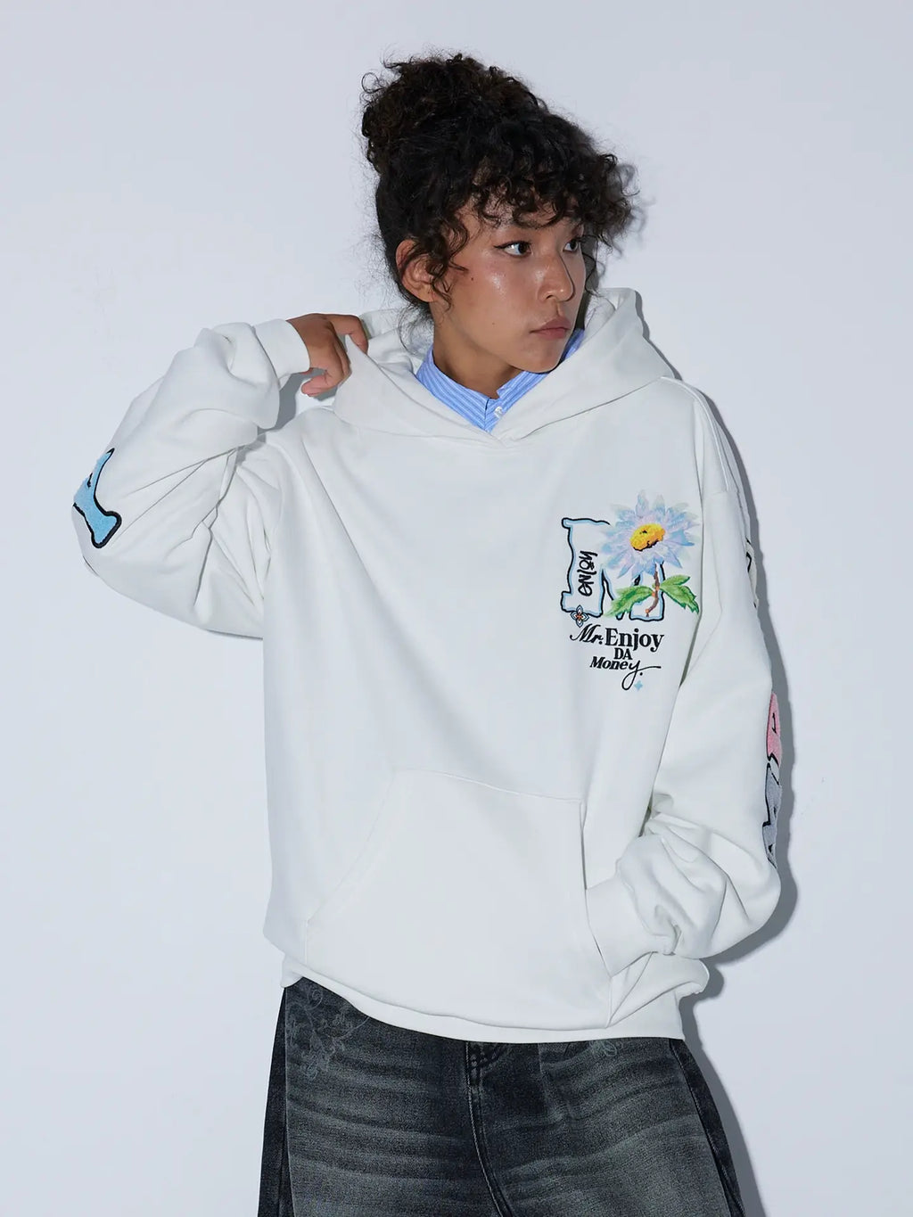 MEDM Daisy Floral Hoodie