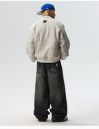 MEDM Crinkled Nylon MA-1 Bomber Jacket