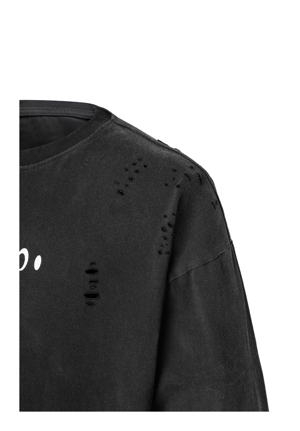 KARMANISTIC Standard Logo Washed Distressed Long Sleeve Tee
