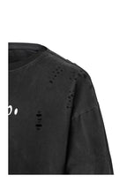 KARMANISTIC Standard Logo Washed Distressed Long Sleeve Tee