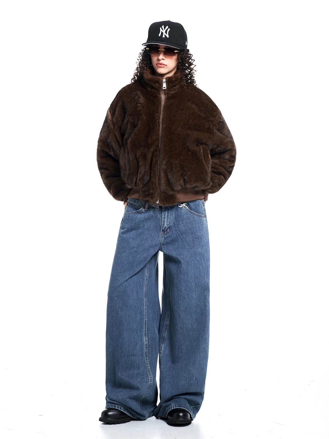 F3F Select Vintage Light Wash Baggy Jeans