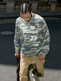STEEPC Forest Camouflage Washed Vintage Long Sleeve Tee