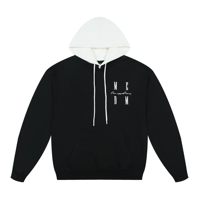 MEDM Layered Look Color Block Hoodie