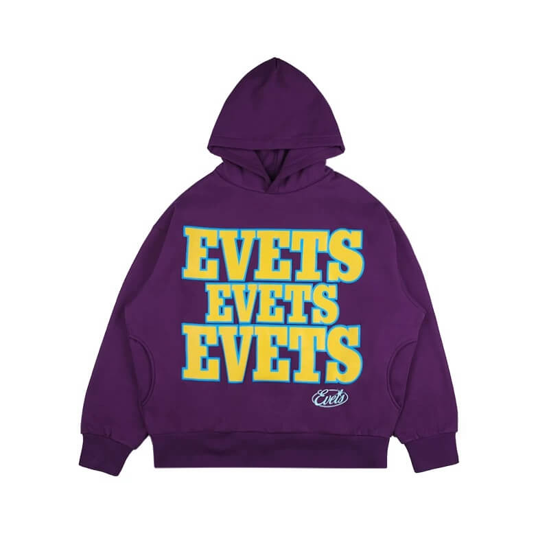 EVETS Foam Logo Graphic Hoodie
