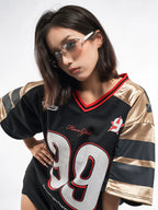 F3F Select Black and Gold 99 Mesh Hockey Jersey