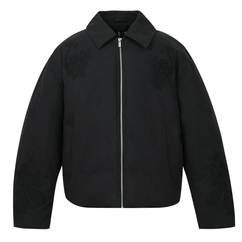 MEDM Floral Embroidered Puffer Jacket