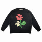 EMPTY REFERENCE Flower Knit Sweater