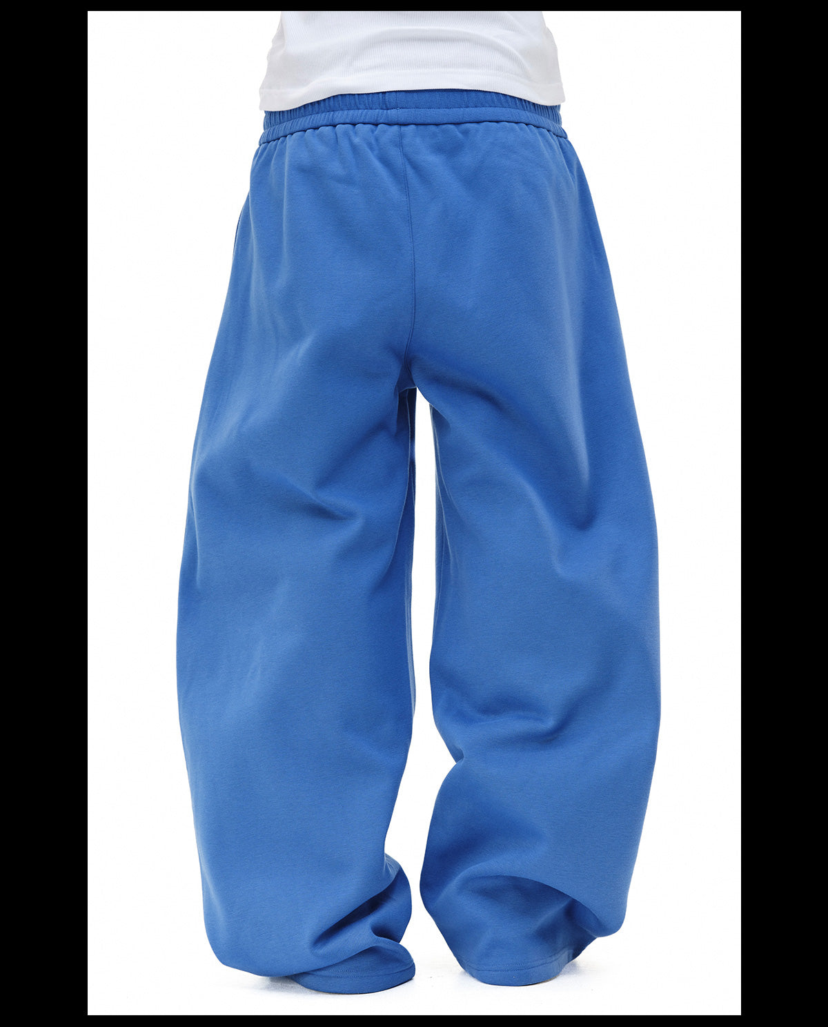 NOVACAM Flocking Print Baggy Sweatpants