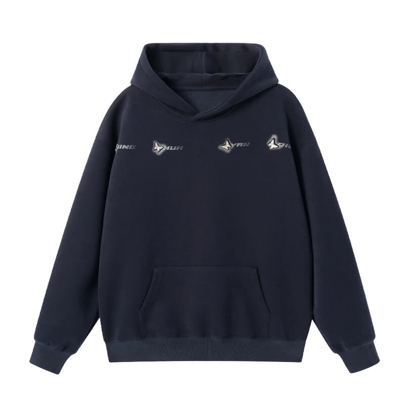 JHYQ Metal Butterfly Detail Hoodie