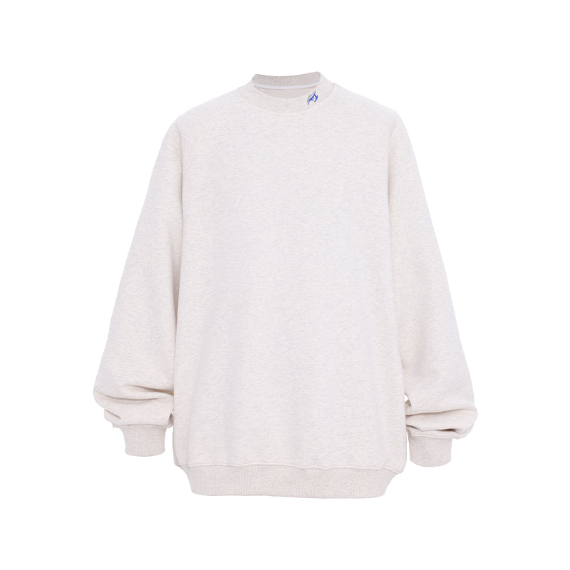 JHYQ Basic Logo Embroidered Heavyweight Sweater