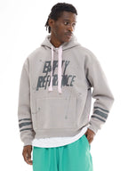 EMPTY REFERENCE Ink Hand Painted Logo Hoodie
