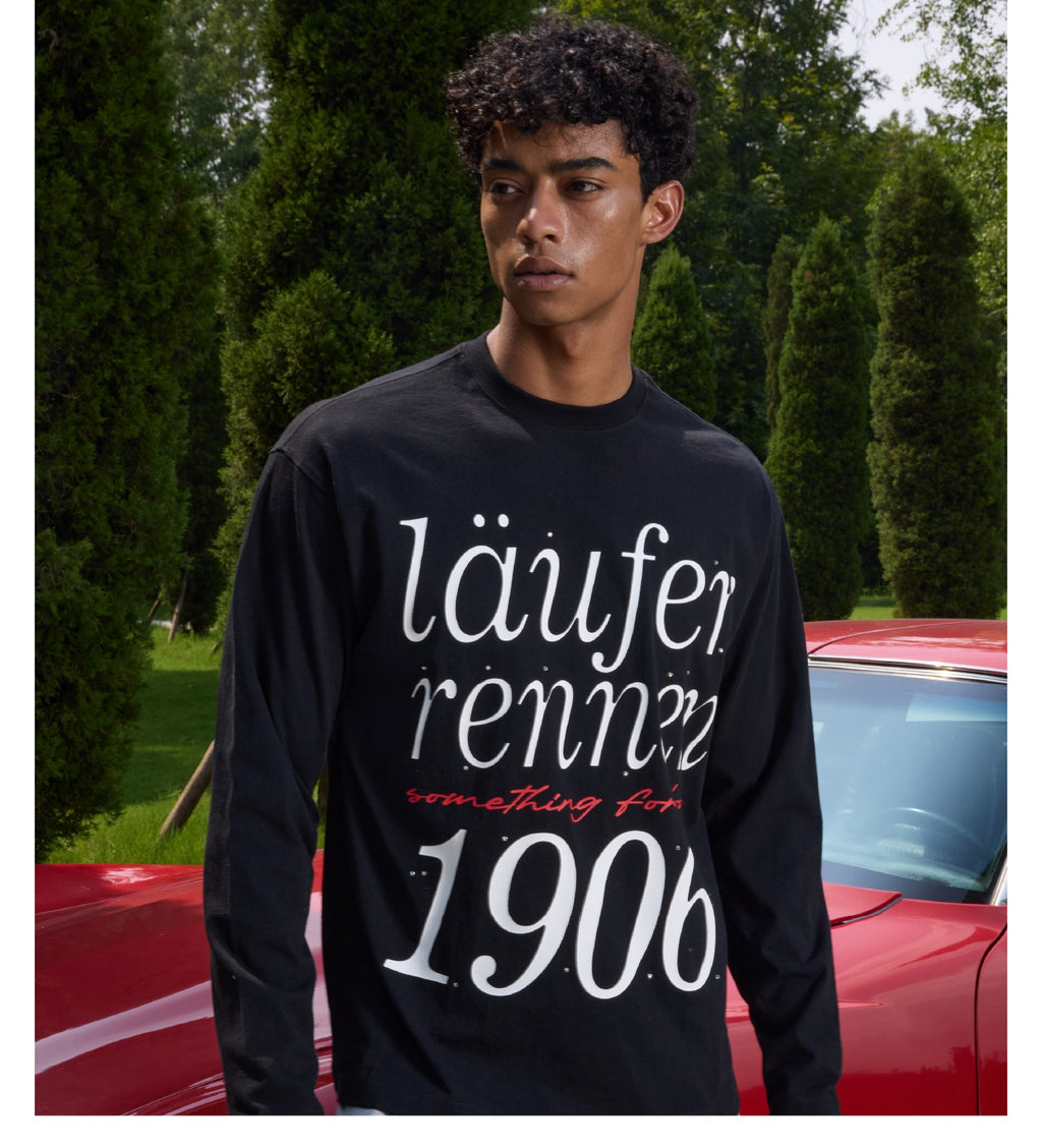 S45 Runner Print Long Sleeve Tee