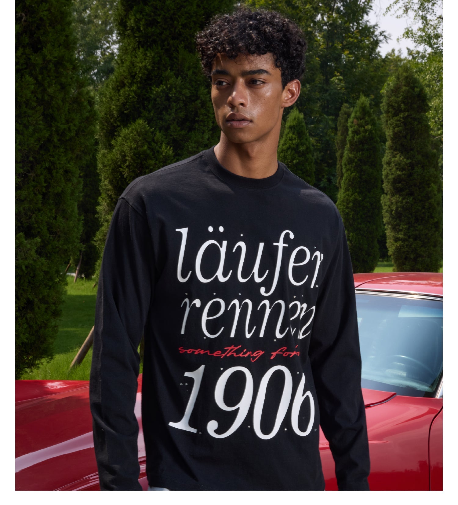 S45 Runner Print Long Sleeve Tee