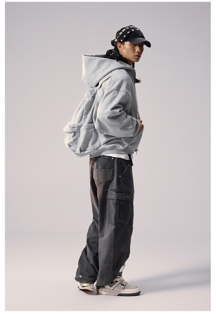 Remedy Backpack Design Zip Up Hoodie