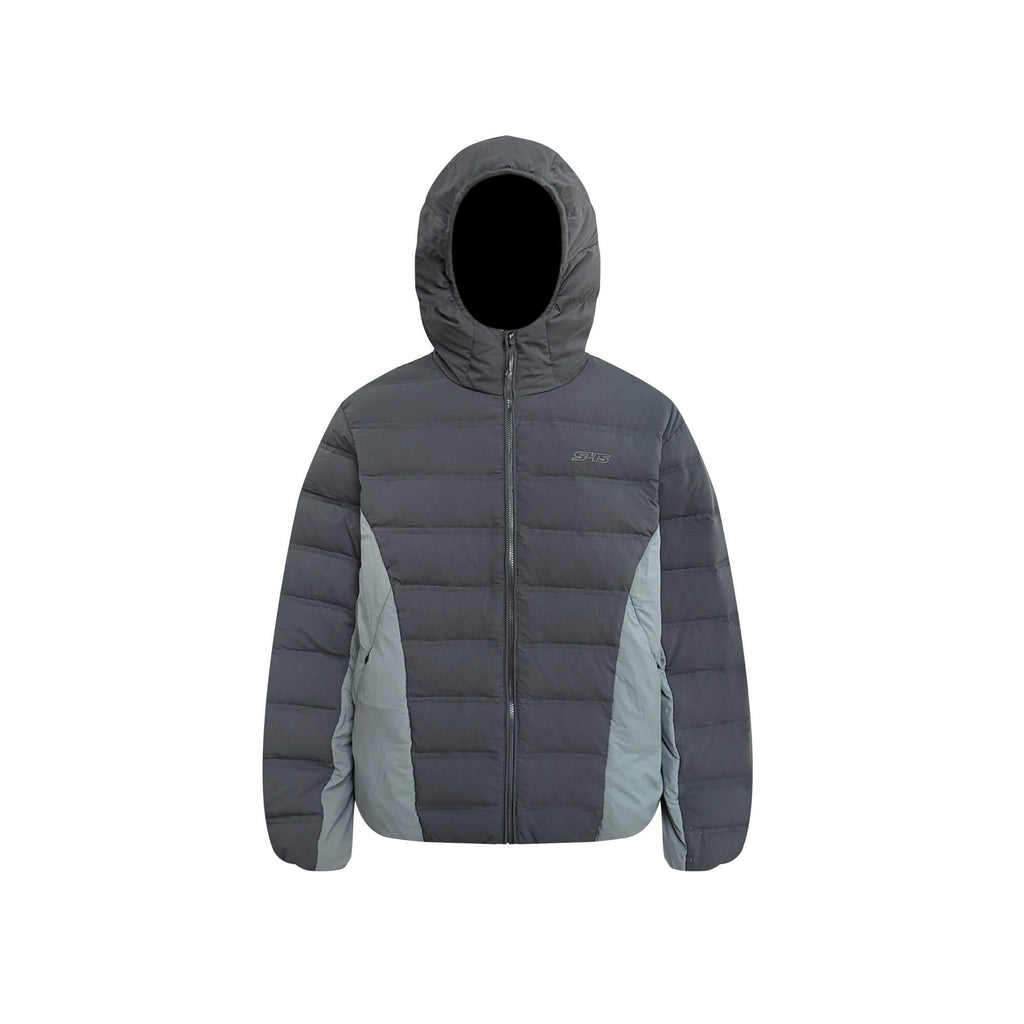 S45 Two Tone Double Stitched Lightweight Down Jacket