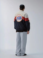 F2CE Patchwork Color Block Racing Jacket