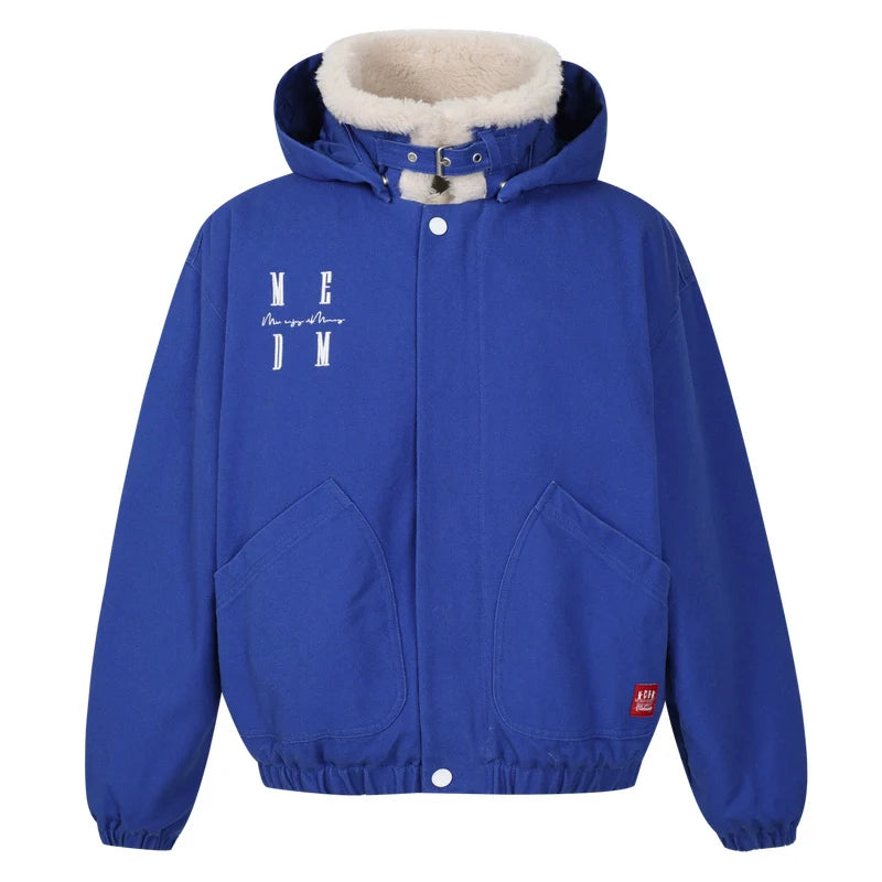 MEDM Sherpa Fleece Quilted Work Jacket
