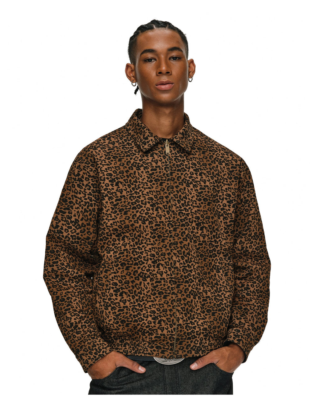 ANTIDOTE Leopard Reversible Detroit Jacket