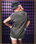 MEDM × JOJO Washed Distressed Character Print Tee