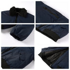 NOVACAM Fur Collar MA-1 Bomber Jacket