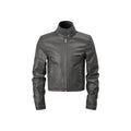KARMANISTIC Racing Short Leather Jacket
