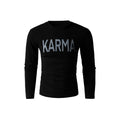 KARMANISTIC Logo Print Slim Fit Long Sleeve Tee