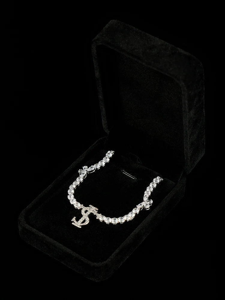 Small Town Kid Butterfly Zirconia Full Diamond Chain Necklace