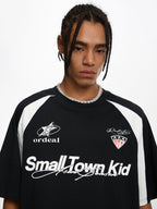 STK SmallTownKid Patchwork Racing Screen Printed Soccer Jersey