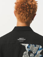 EMPTY REFERENCE Burnt Flower Lace Long Sleeve Shirt