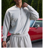 S45 Half Zip Logo Embroidered Sweatshirt