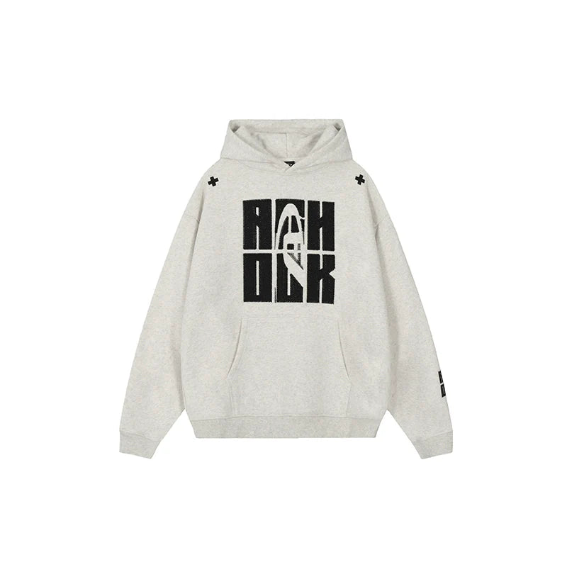 Achock Heavy Logo Embroidery Hoodie